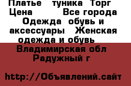 Платье - туника. Торг › Цена ­ 500 - Все города Одежда, обувь и аксессуары » Женская одежда и обувь   . Владимирская обл.,Радужный г.